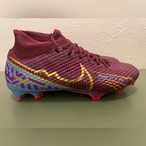 Nike Air Zoom Cleats in Maroon and Gold